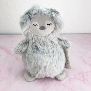 NWT Slumberkins silver penguin mini plush‎